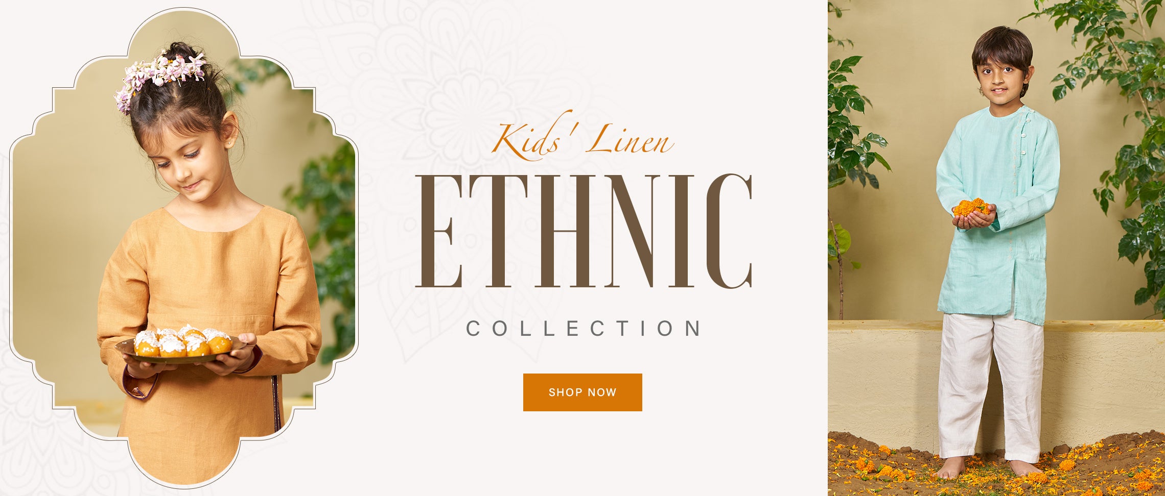 Kids Linen Ethnic Collection