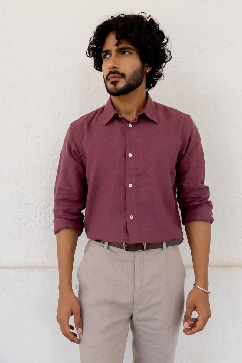 Classic Collar Raisin Shirt