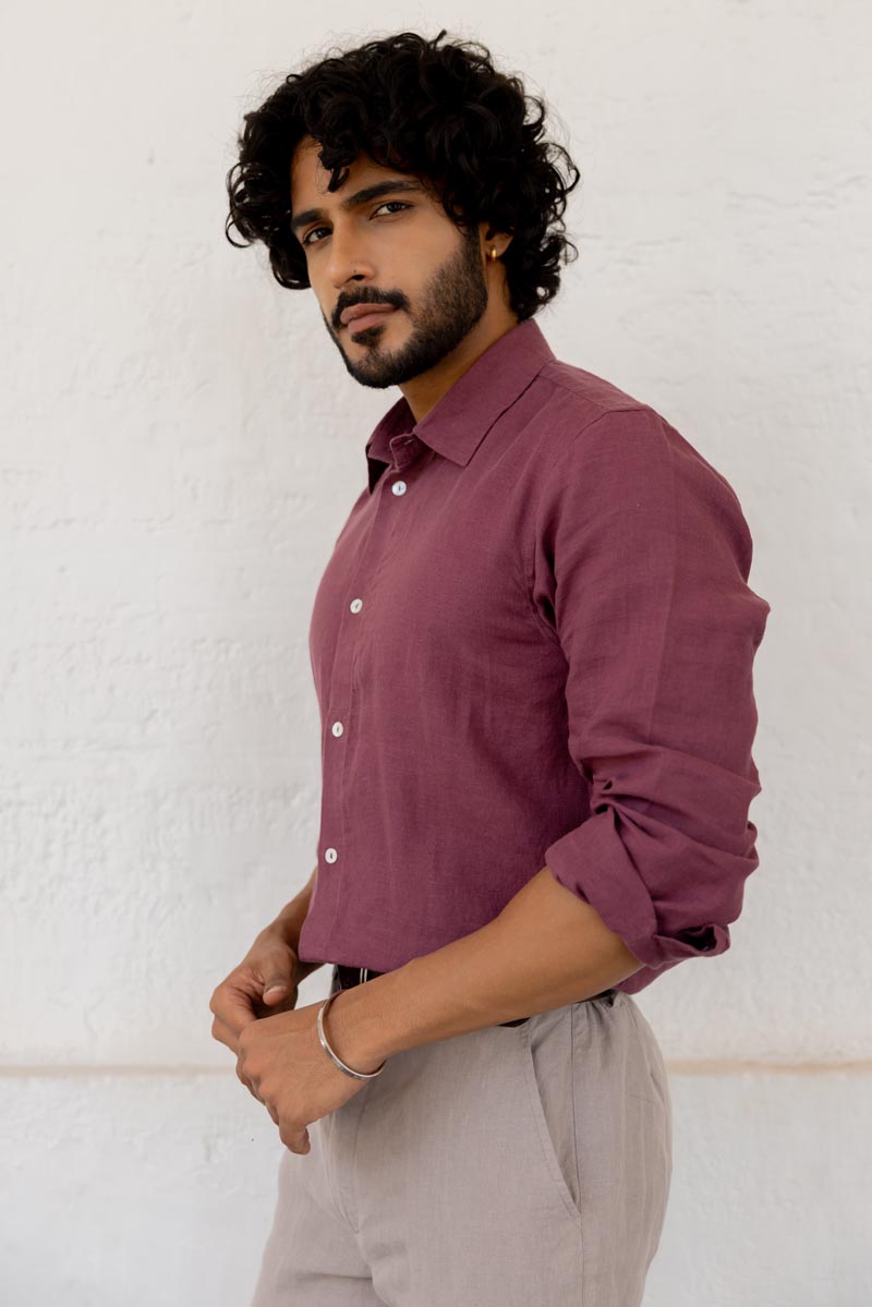 Classic Collar Raisin Shirt