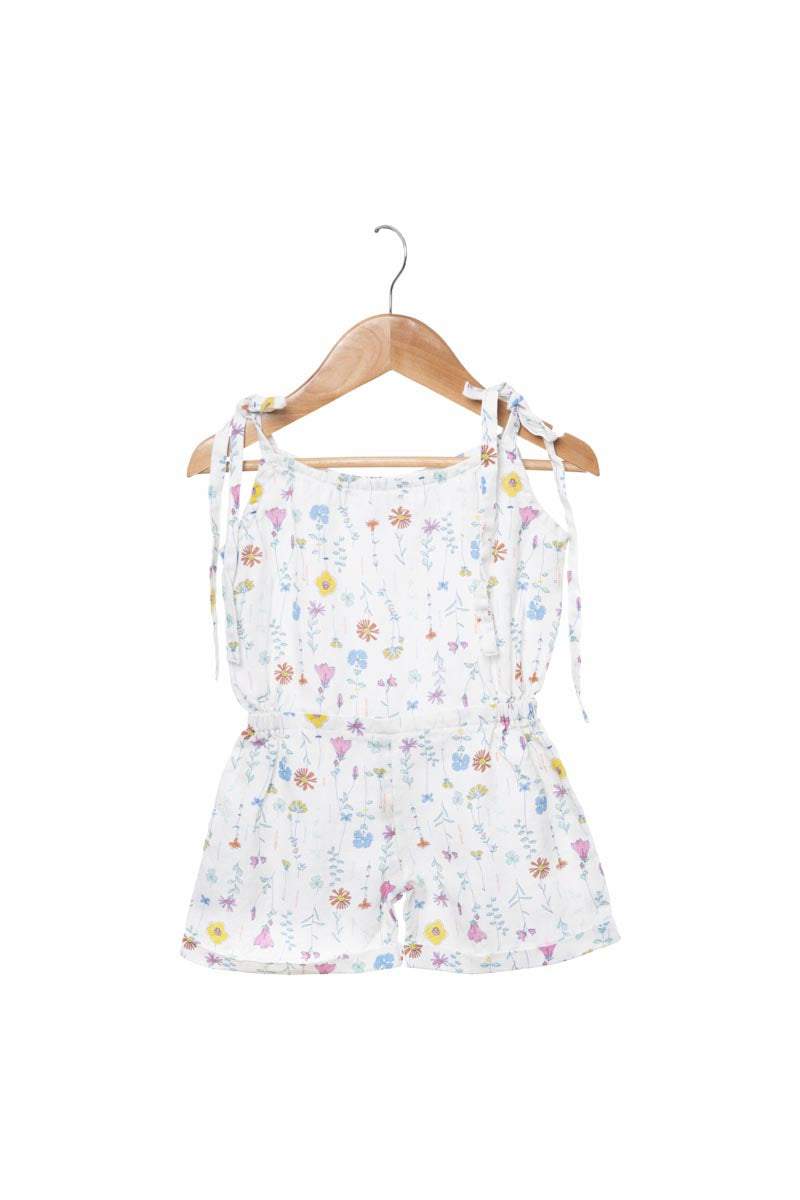 Printed Tie-Up Playsuit