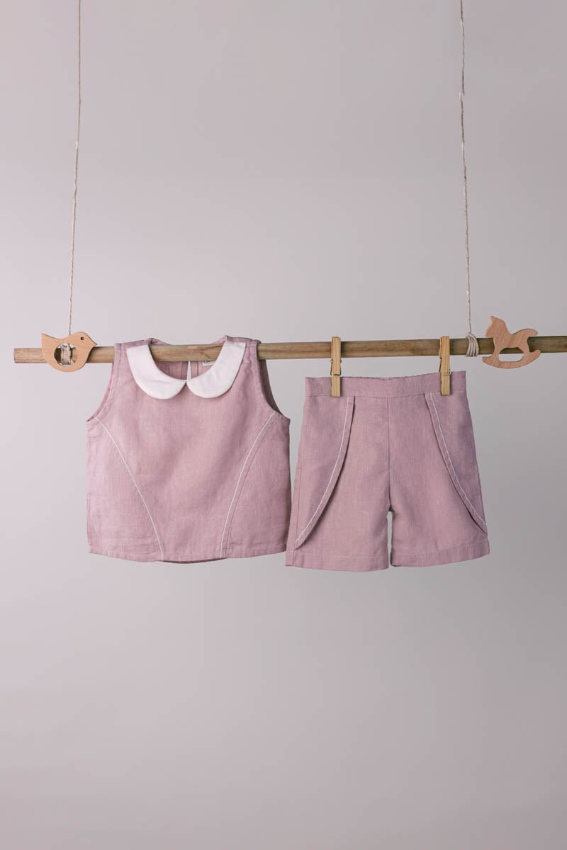 Princess-line Toddler co-ords Set - Chi Linen