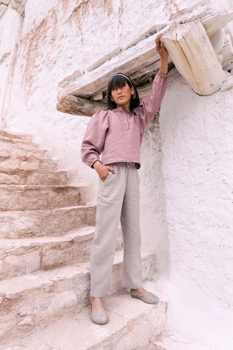 Drawstring trouser - Chi Linen