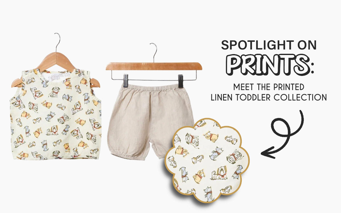 Spotlight on Prints: Meet the Printed Linen Toddler Collection