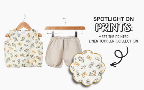 Spotlight on Prints: Meet the Printed Linen Toddler Collection
