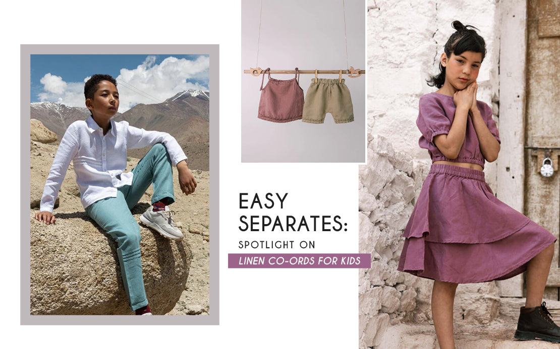 Easy Separates: Spotlight on Linen Co-ords For Kids - Chi Linen