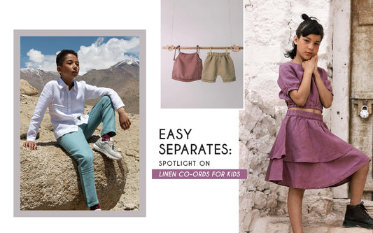 Easy Separates: Spotlight on Linen Co-ords For Kids - Chi Linen