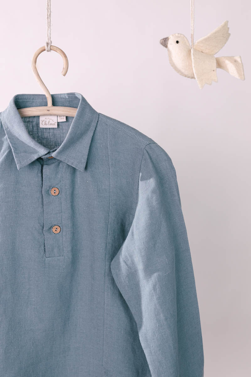 Front Dart Shirt - Chi Linen