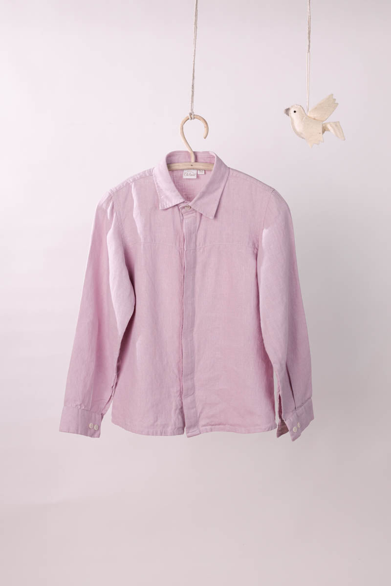 Horizontal Dart Shirt - Chi Linen
