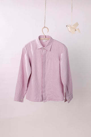 Horizontal Dart Shirt - Chi Linen