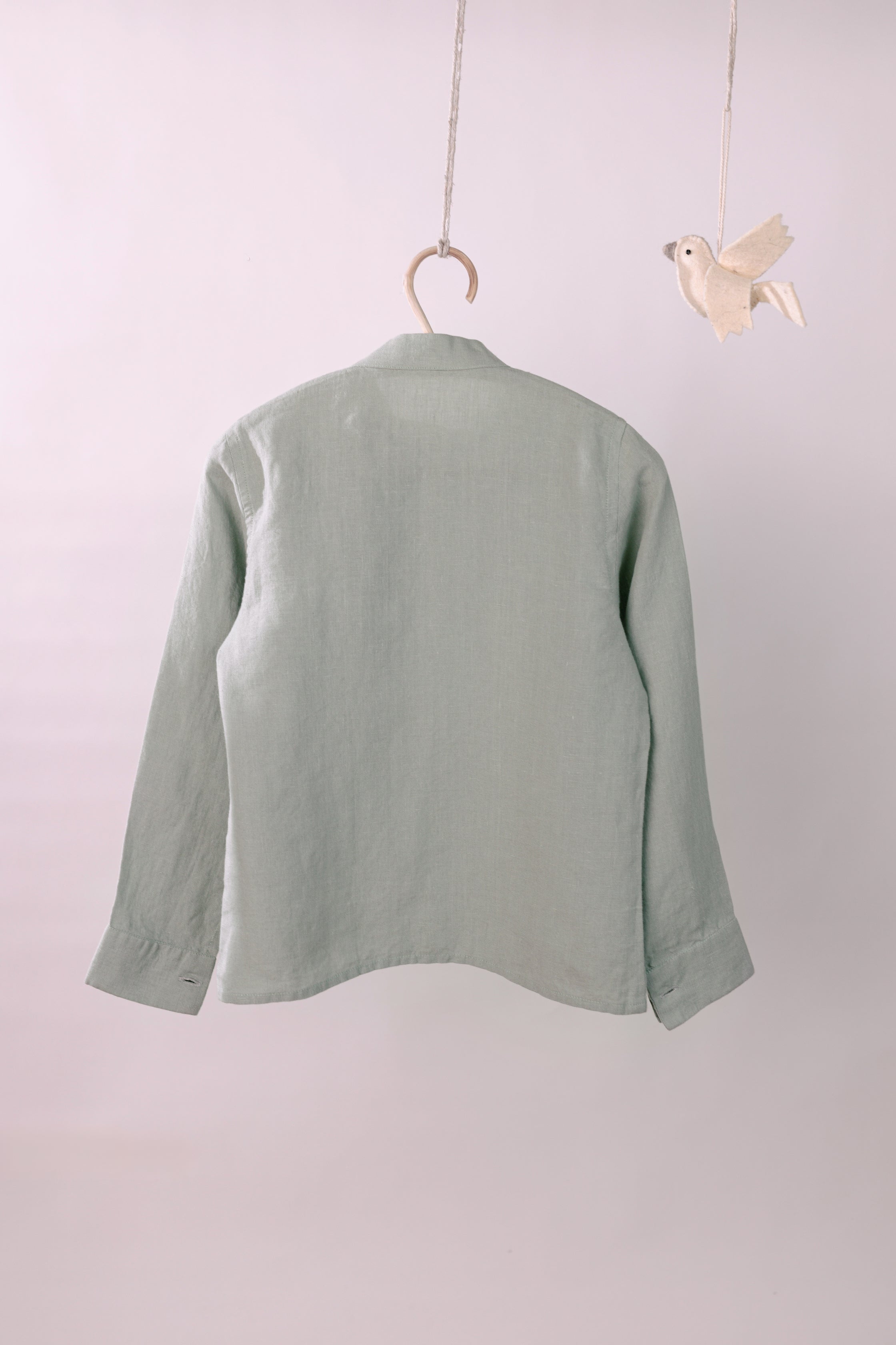 Chef Collar Shirt - Chi Linen