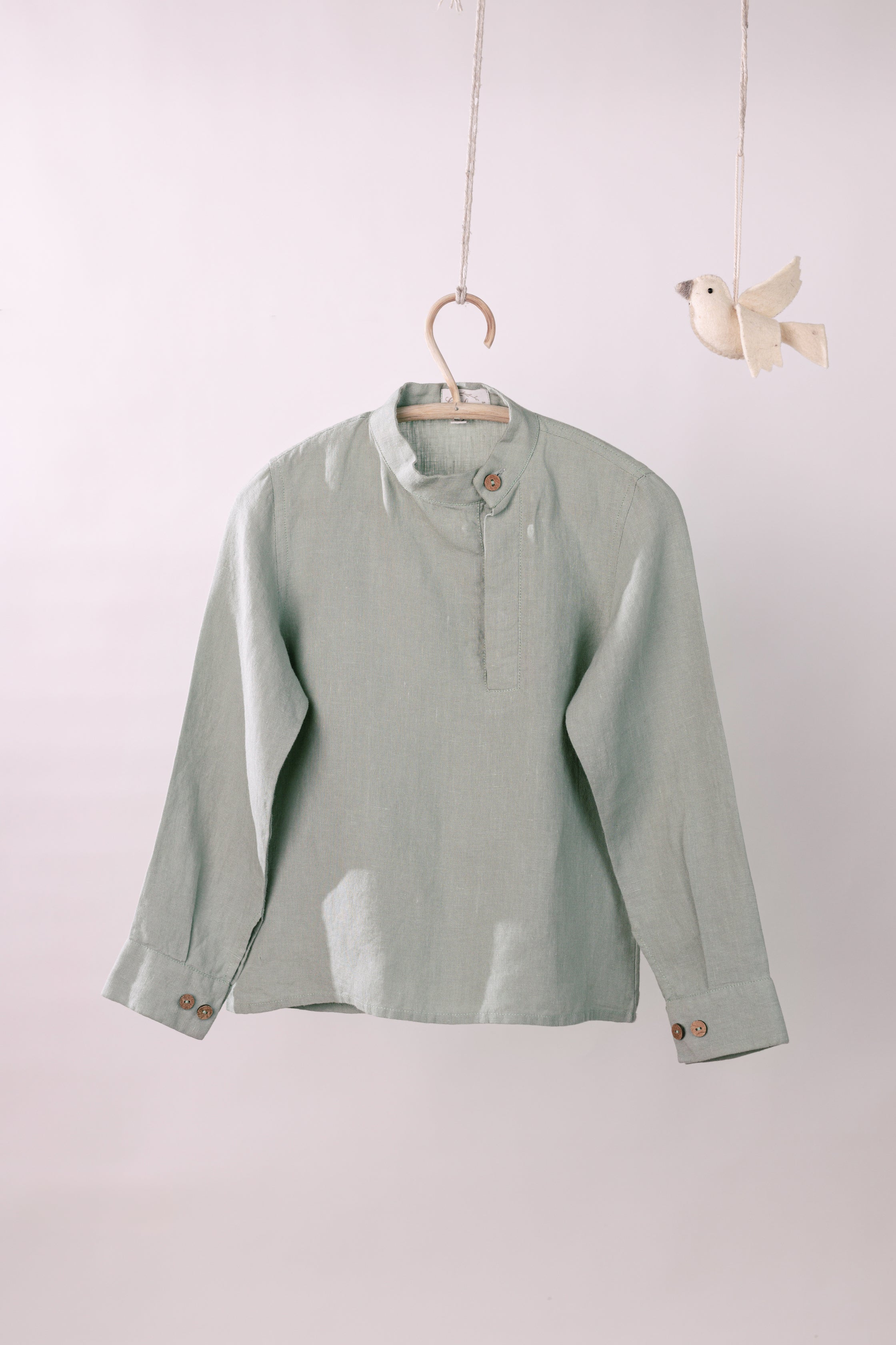 Chef Collar Shirt - Chi Linen