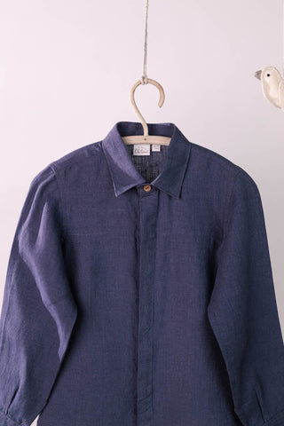 Horizontal Dart Shirt - Chi Linen