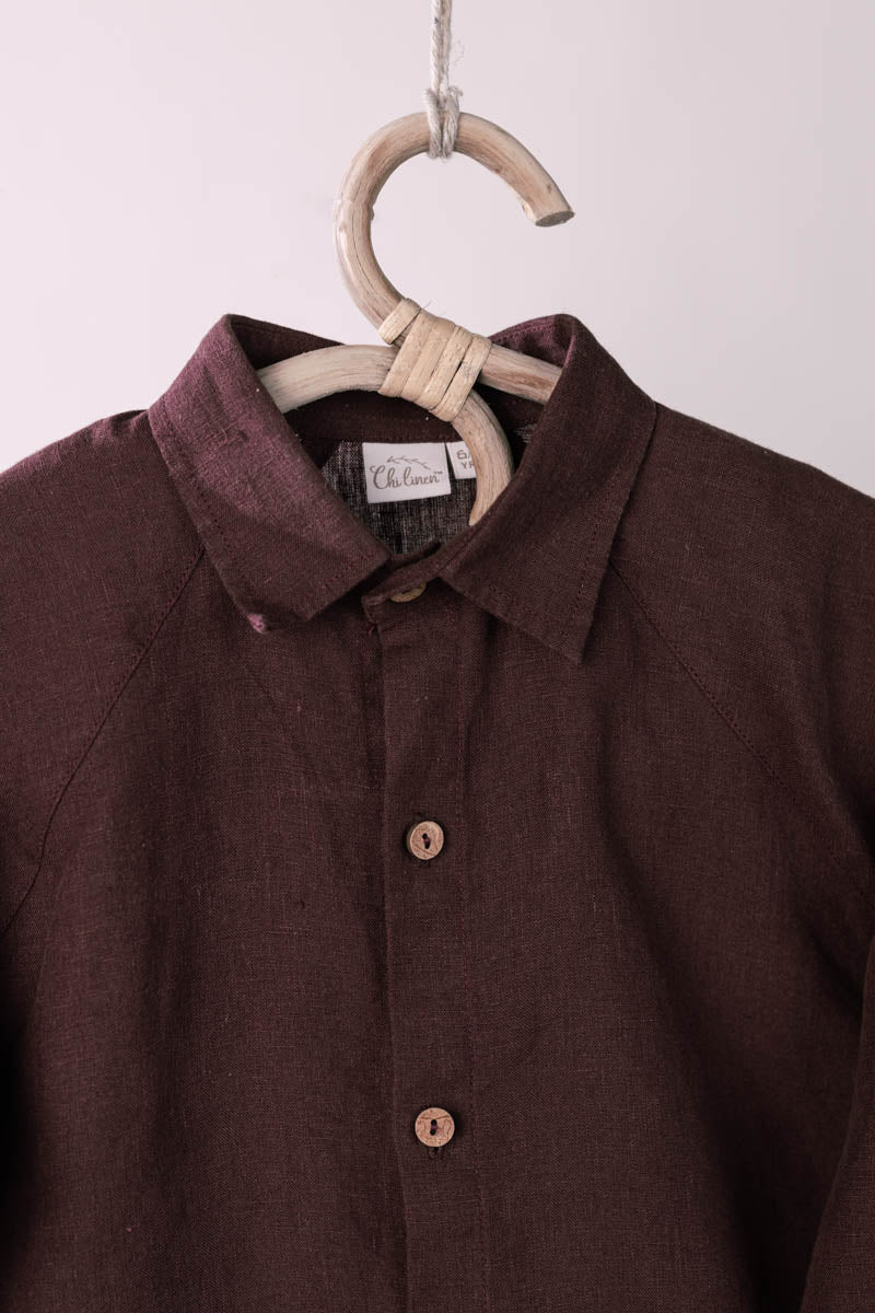 Halter Dart Shirt - Chi Linen