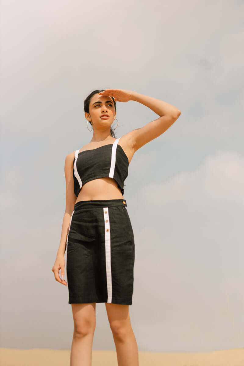 Bustier and skirt co-ords set - Chi Linen