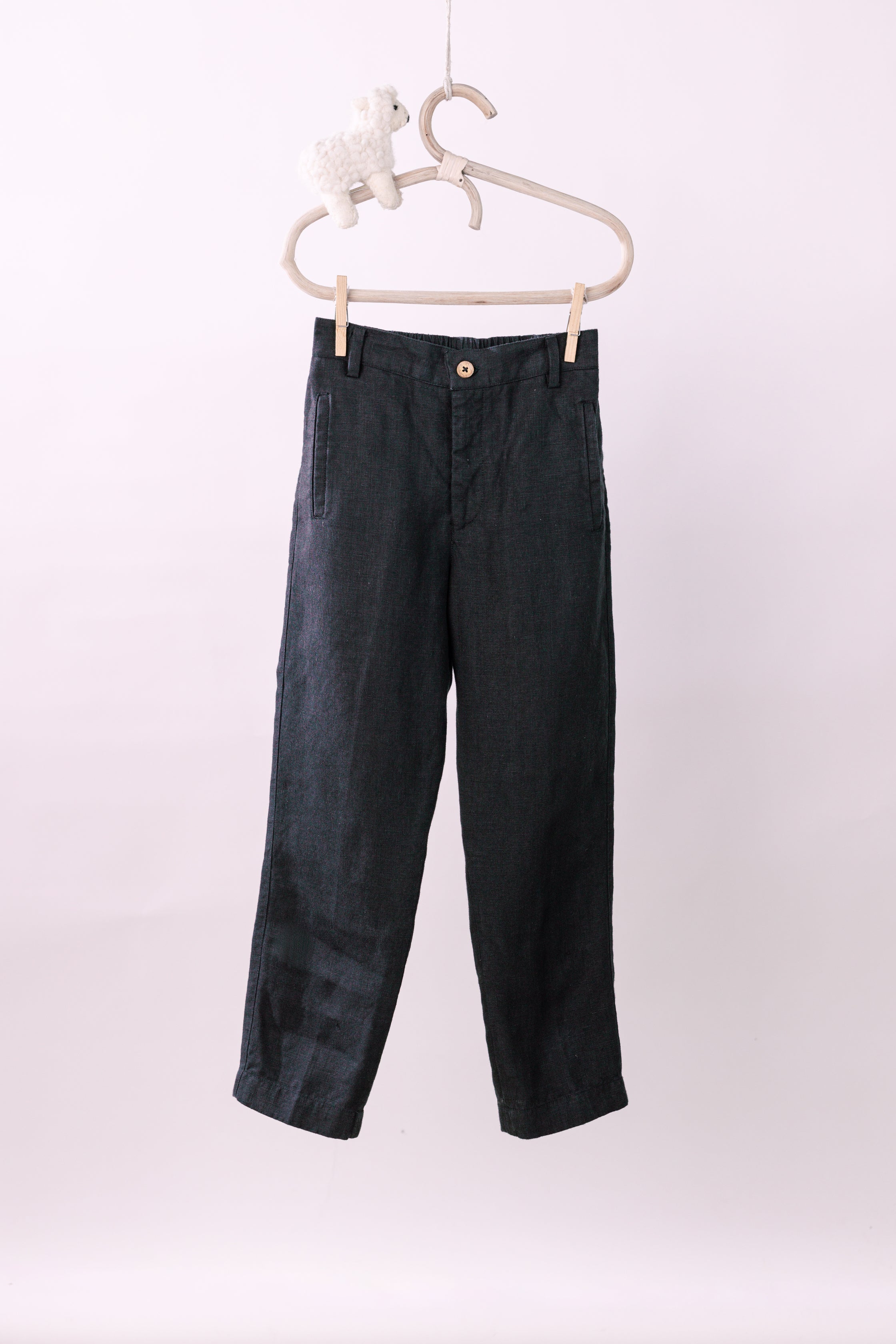 Bone Pocket Trouser - Chi Linen