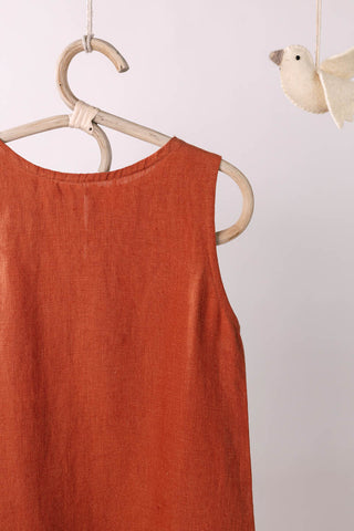 Ruffle Bottom Frock - Chi Linen