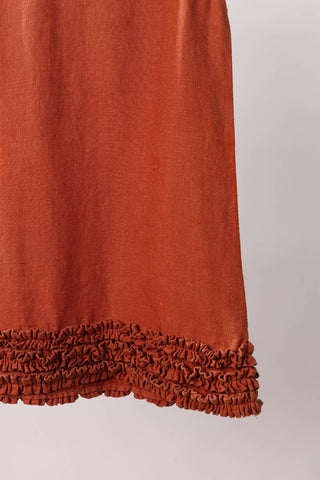 Ruffle Bottom Frock - Chi Linen