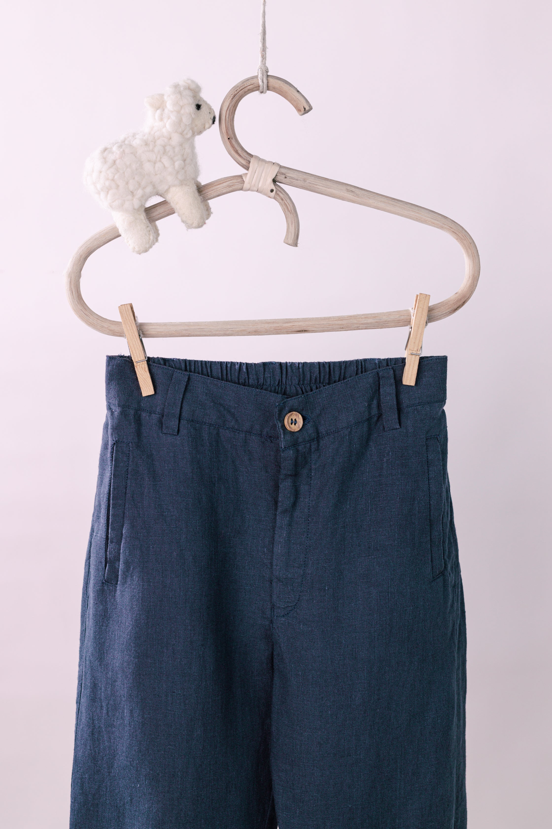 Bone Pocket Trouser - Chi Linen