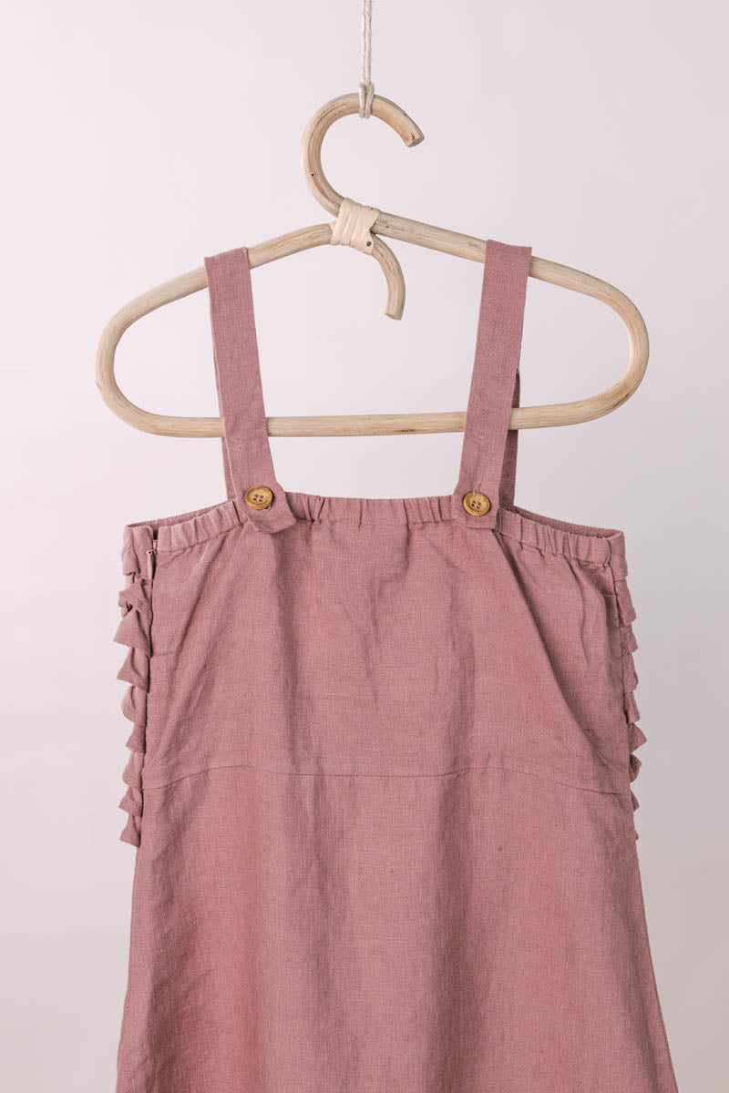 Frill Yoke Frock - Chi Linen