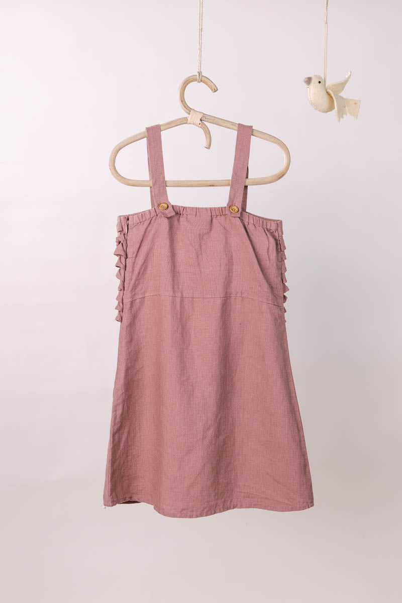 Frill Yoke Frock - Chi Linen