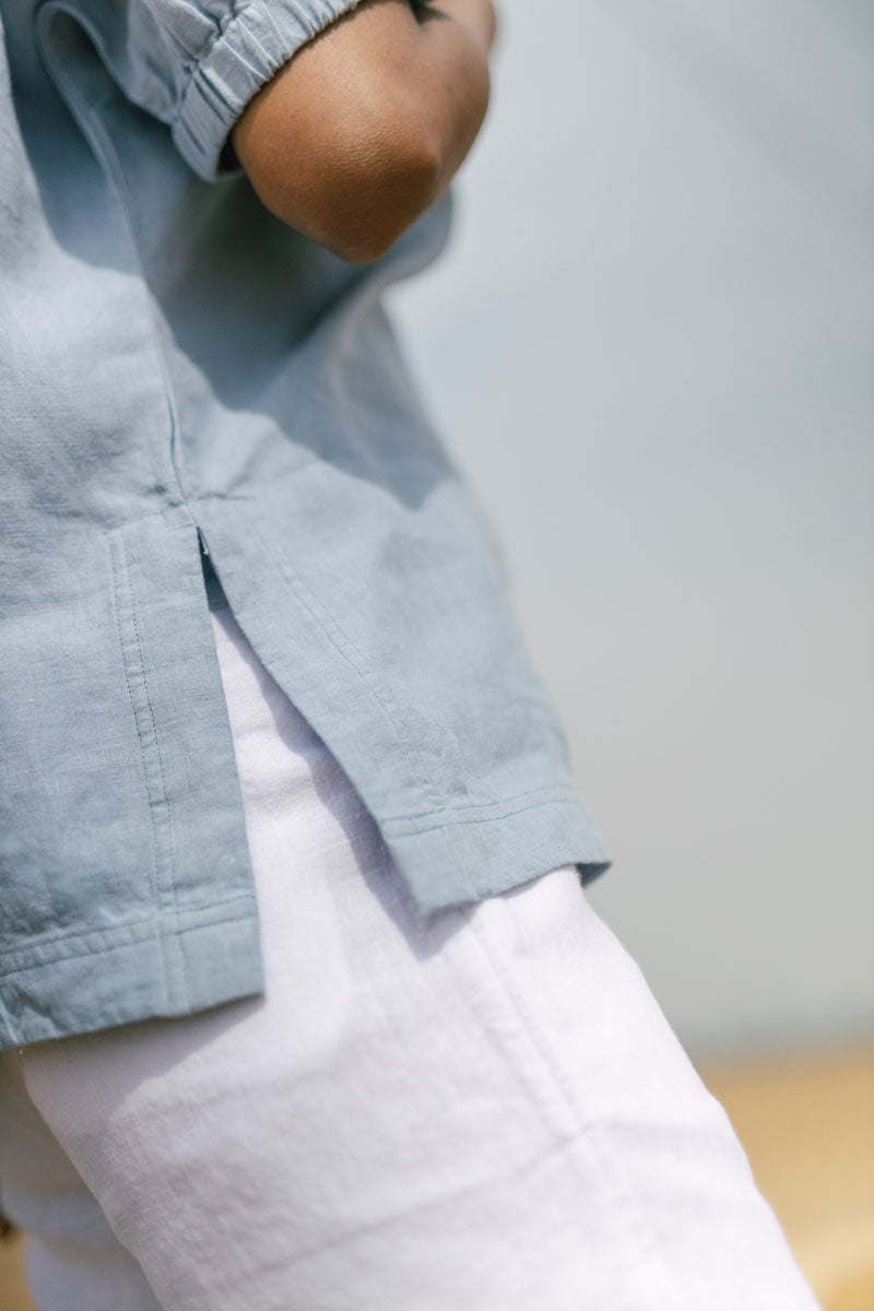 Drop shoulder top - Chi Linen