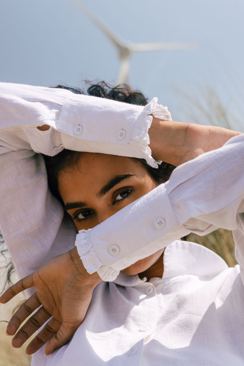 Semi-formal shirt Dress - Chi Linen