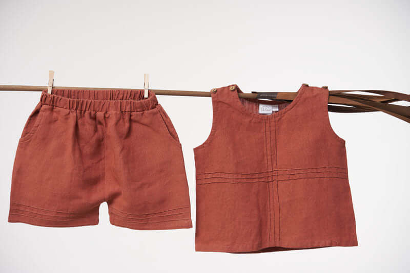 Pintucks Detailed Set - Chi Linen