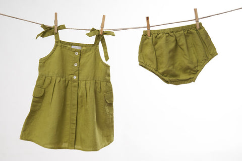Flap Pocket Frock - Chi Linen