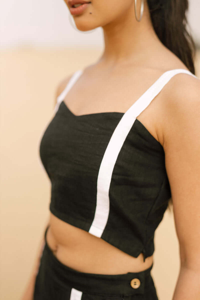 Bustier and skirt co-ords set - Chi Linen