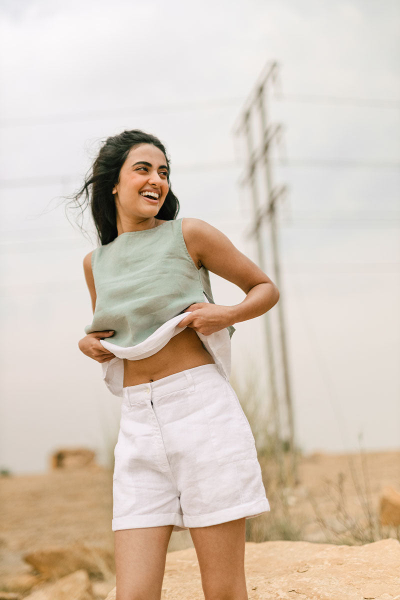 2 Layer tank top - Chi Linen