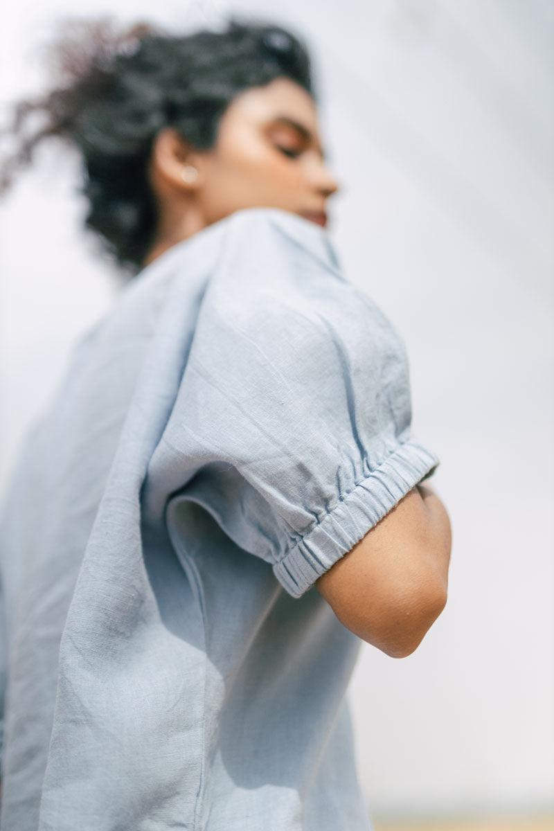 Drop shoulder top - Chi Linen