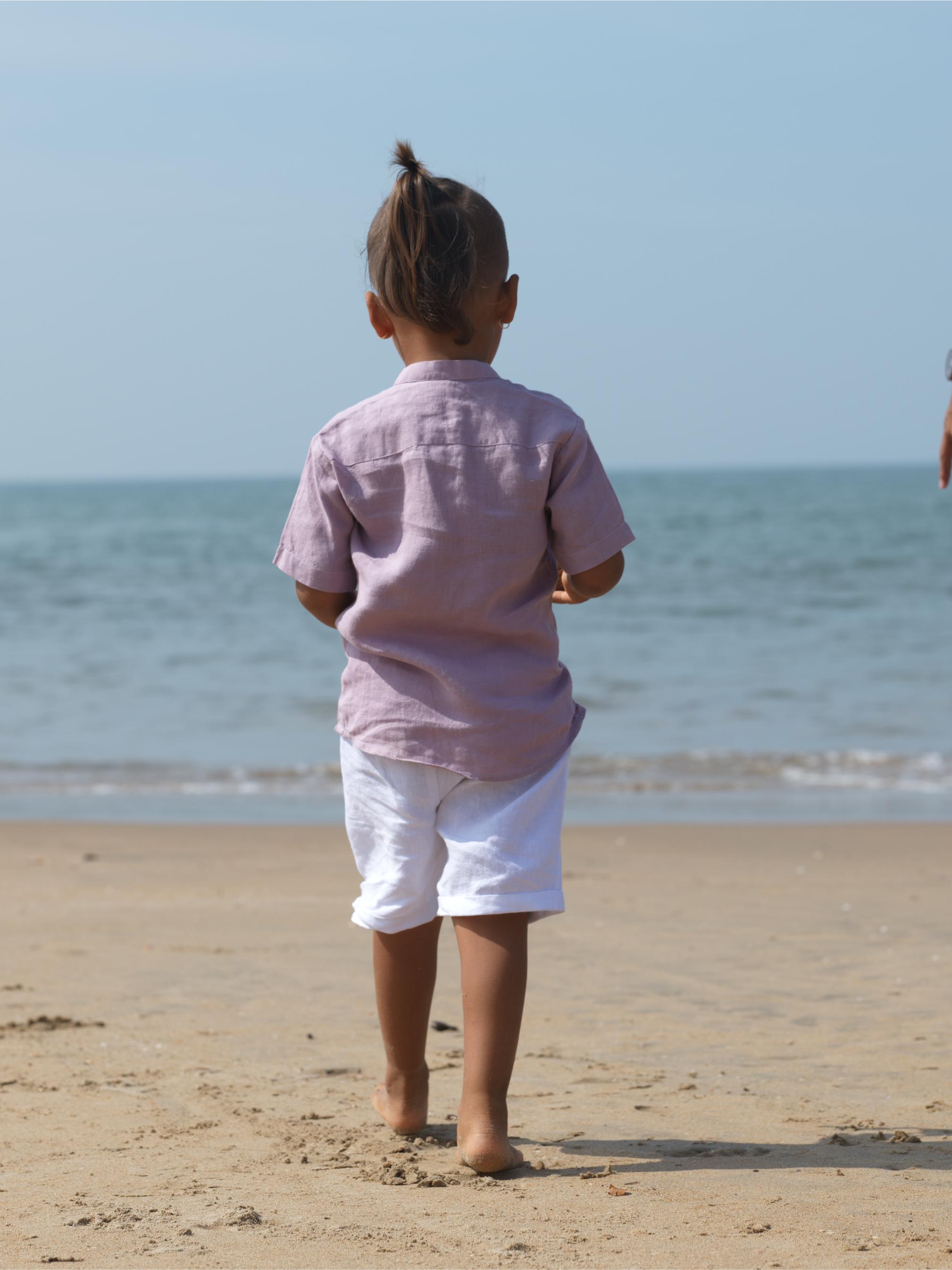 Boys Basic Shorts White