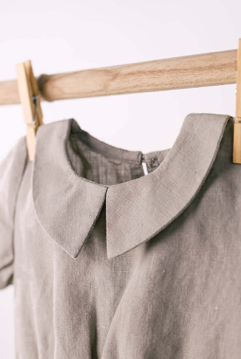 Bloom romper for girl - Chi Linen