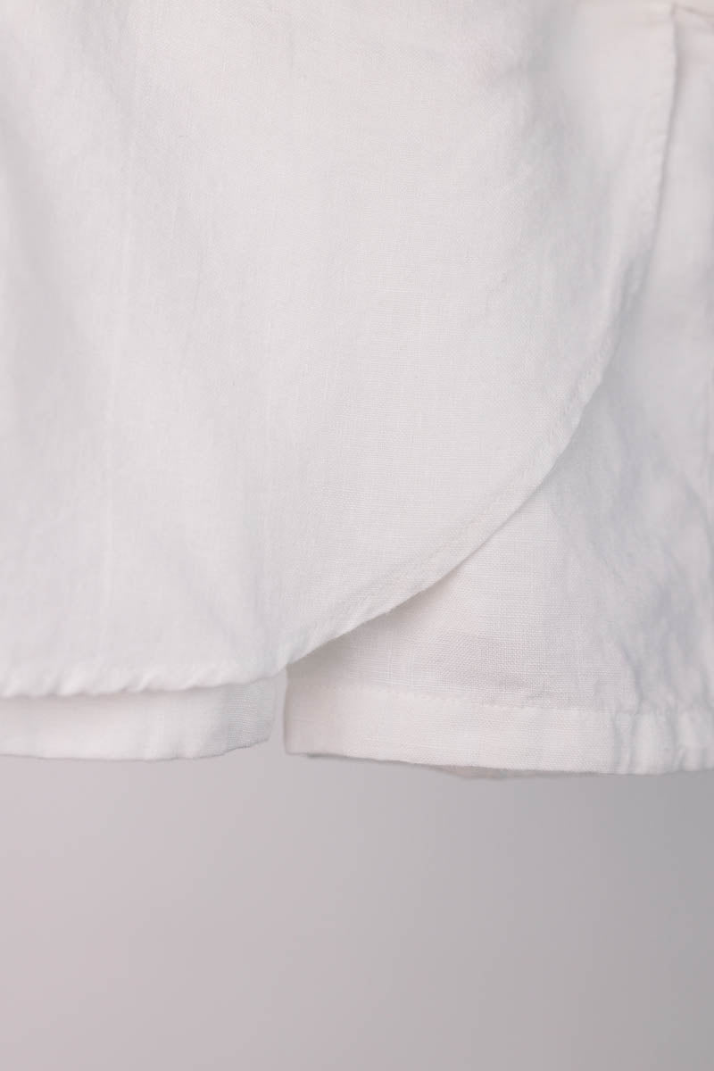 Peter-Pan Collar Top and Skorts Set - Chi Linen