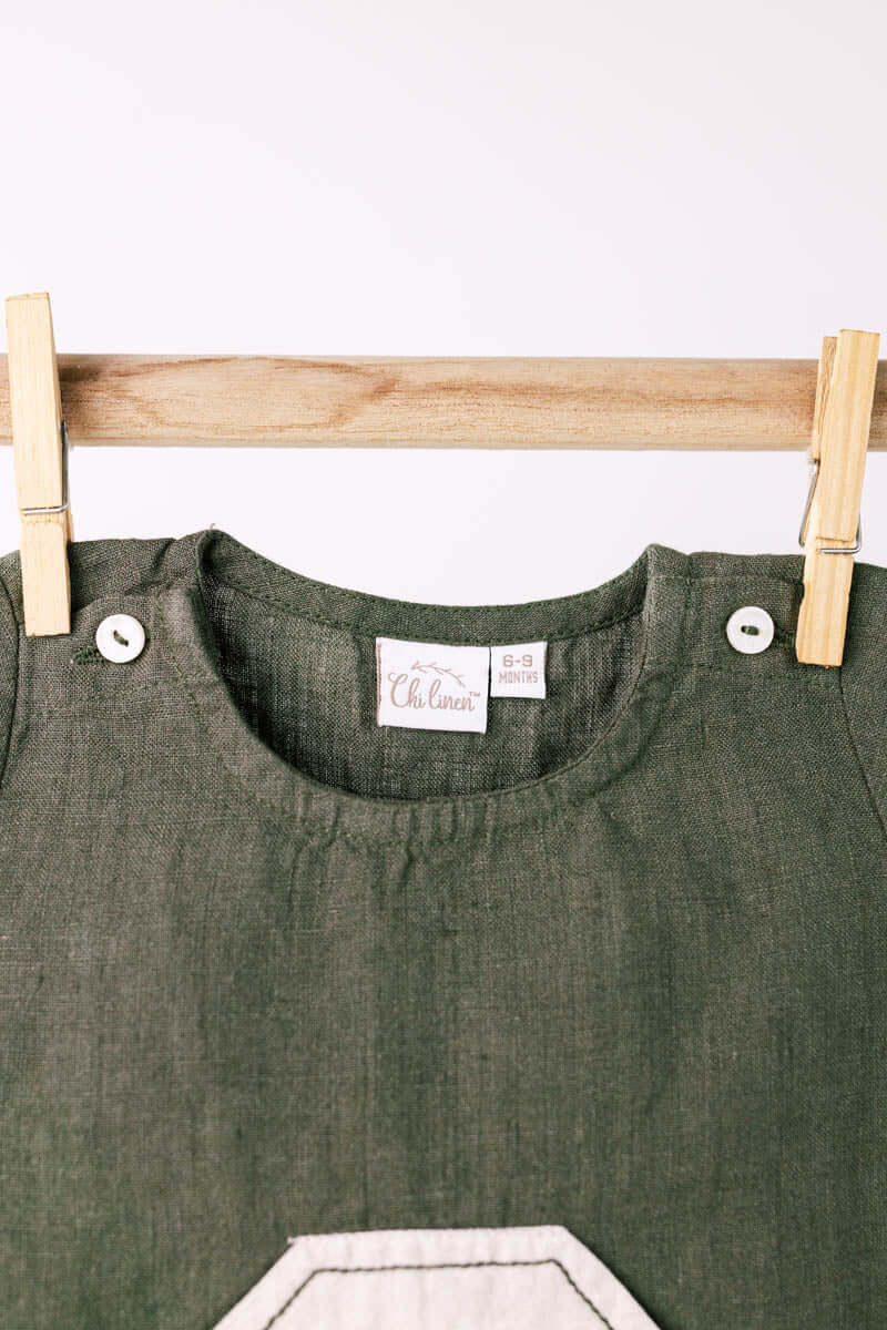 2 Pocket shorts set - Chi Linen