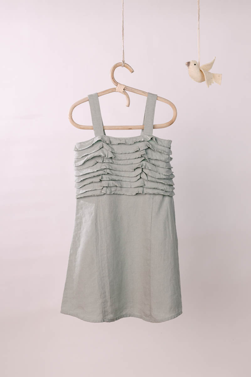 Frill Yoke Frock - Chi Linen