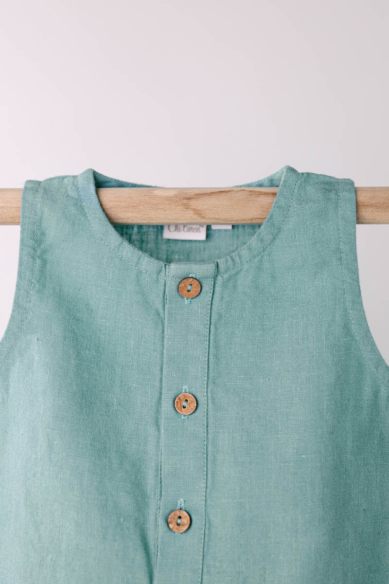 Rompers with Hat - Chi Linen