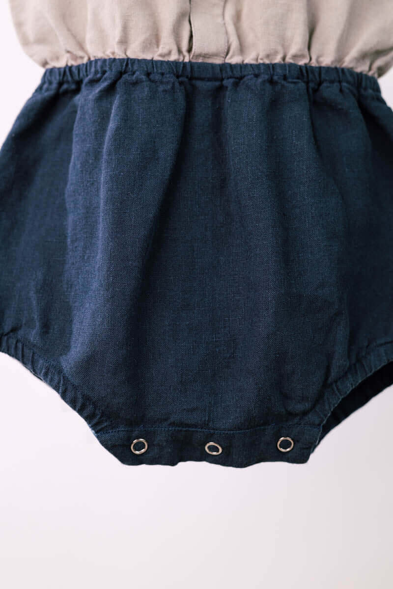 Bloom romper for Boy - Chi Linen