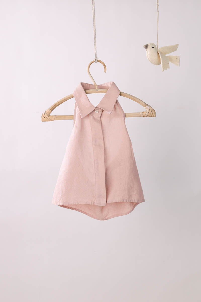 Halter Neck Top - Chi Linen