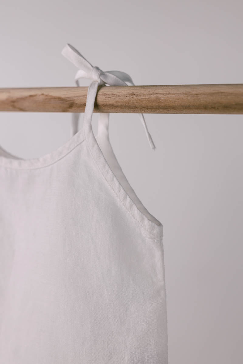 Tie up shoulder co-ords - Chi Linen