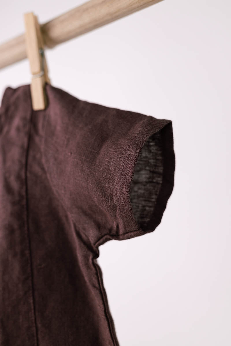 Front dart Rompers - Chi Linen