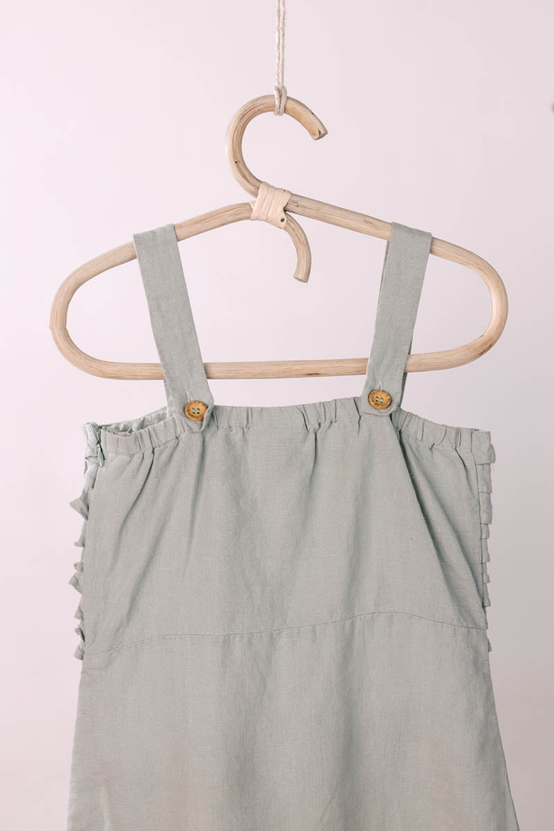 Frill Yoke Frock - Chi Linen