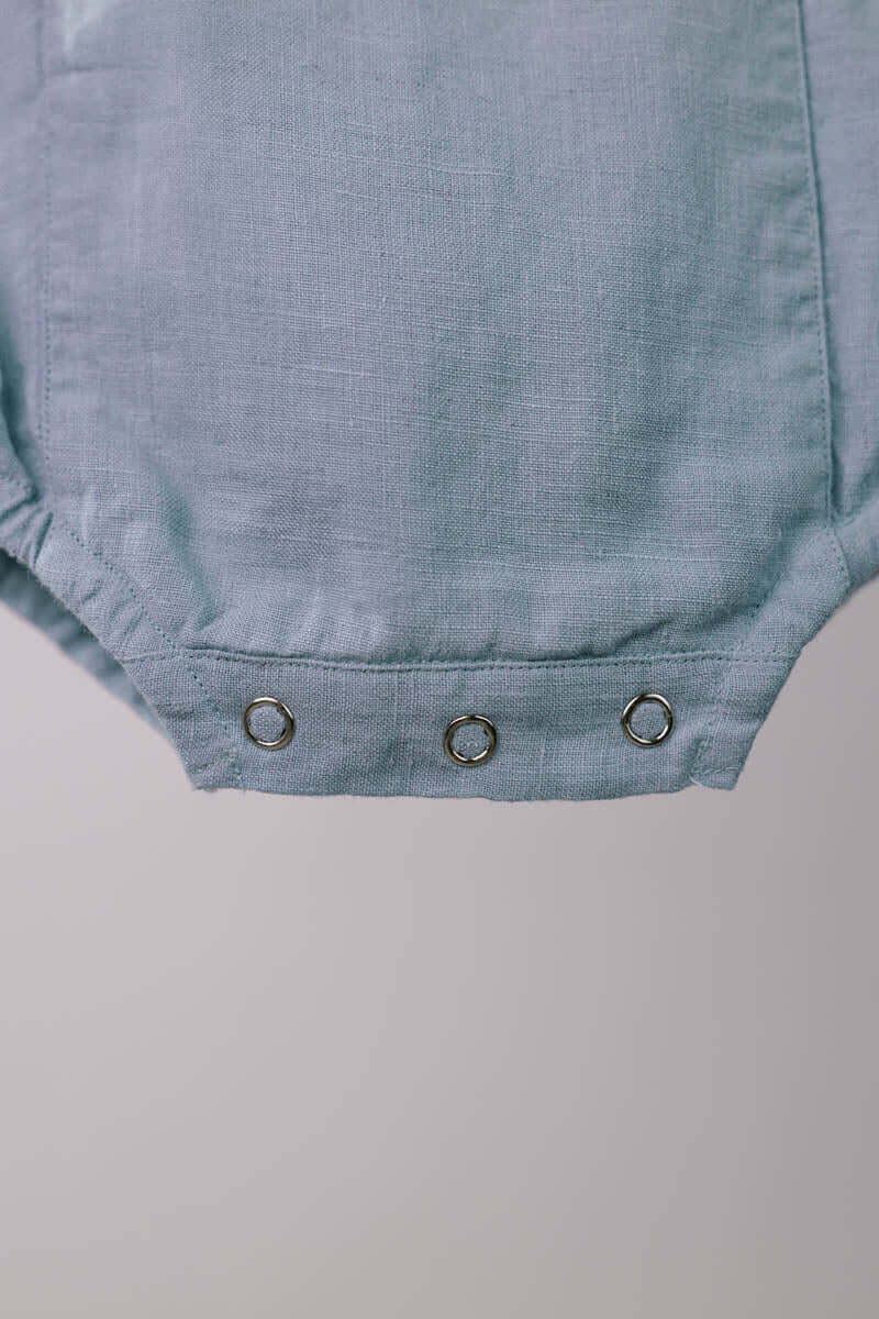 linen baby rompers