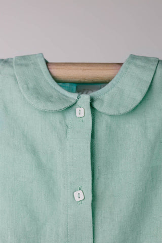 Peter-Pan Collar Frock - Chi Linen