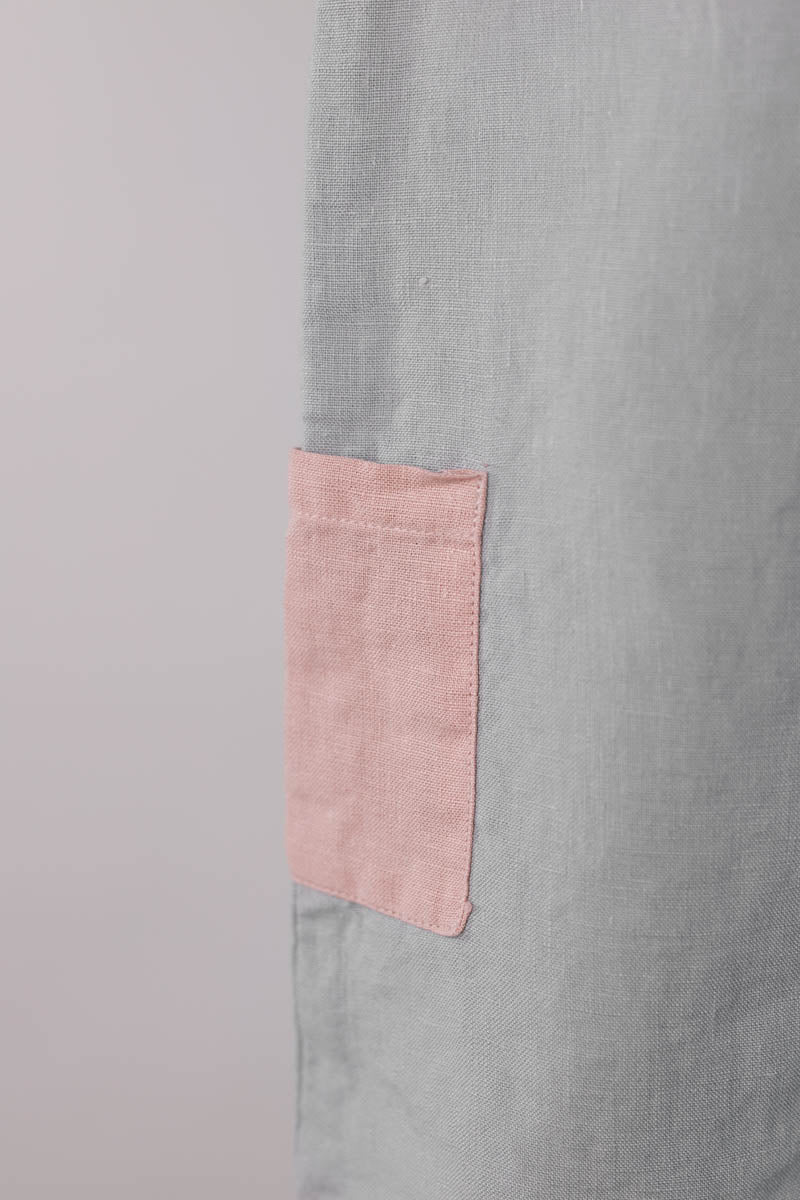 Patch Pocket Romper - Chi Linen