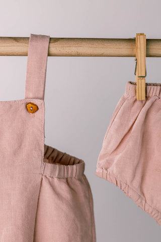 Toddler Suspender Frock - Chi Linen