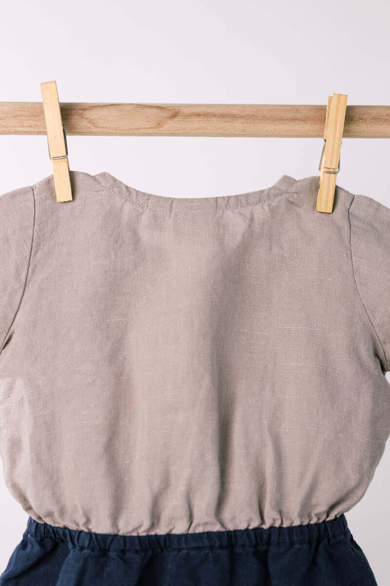 Bloom romper for Boy - Chi Linen