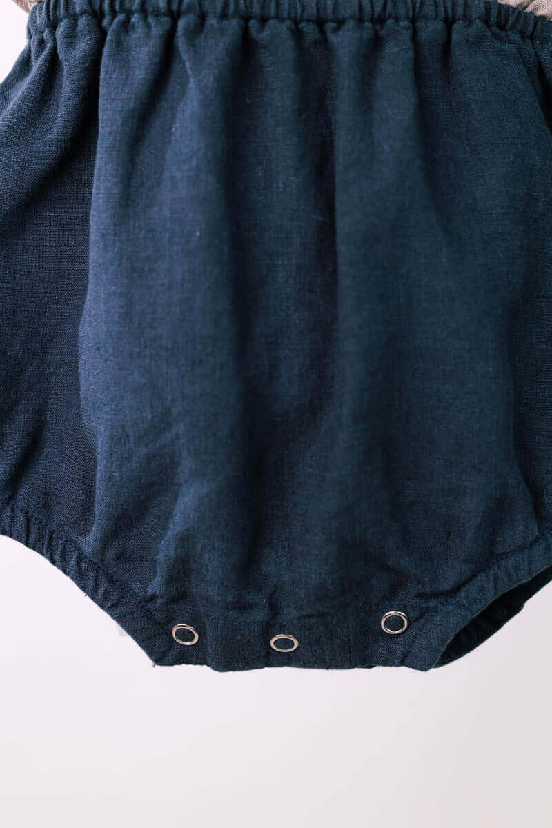 Bloom romper for girl - Chi Linen