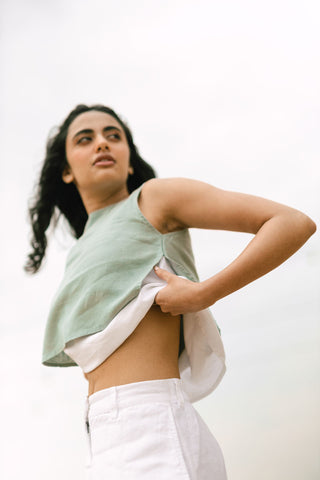 2 Layer tank top - Chi Linen