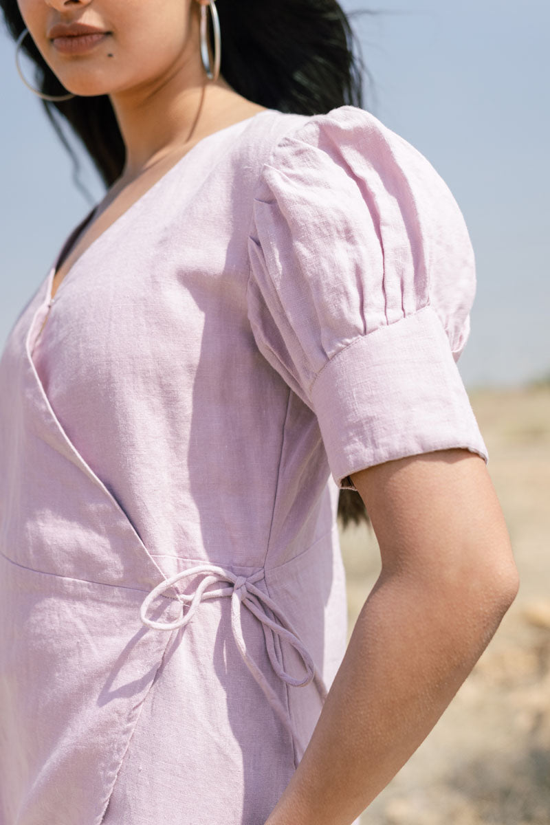 Wrap around dress - Chi Linen